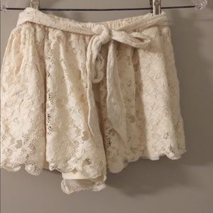 Lace shorts